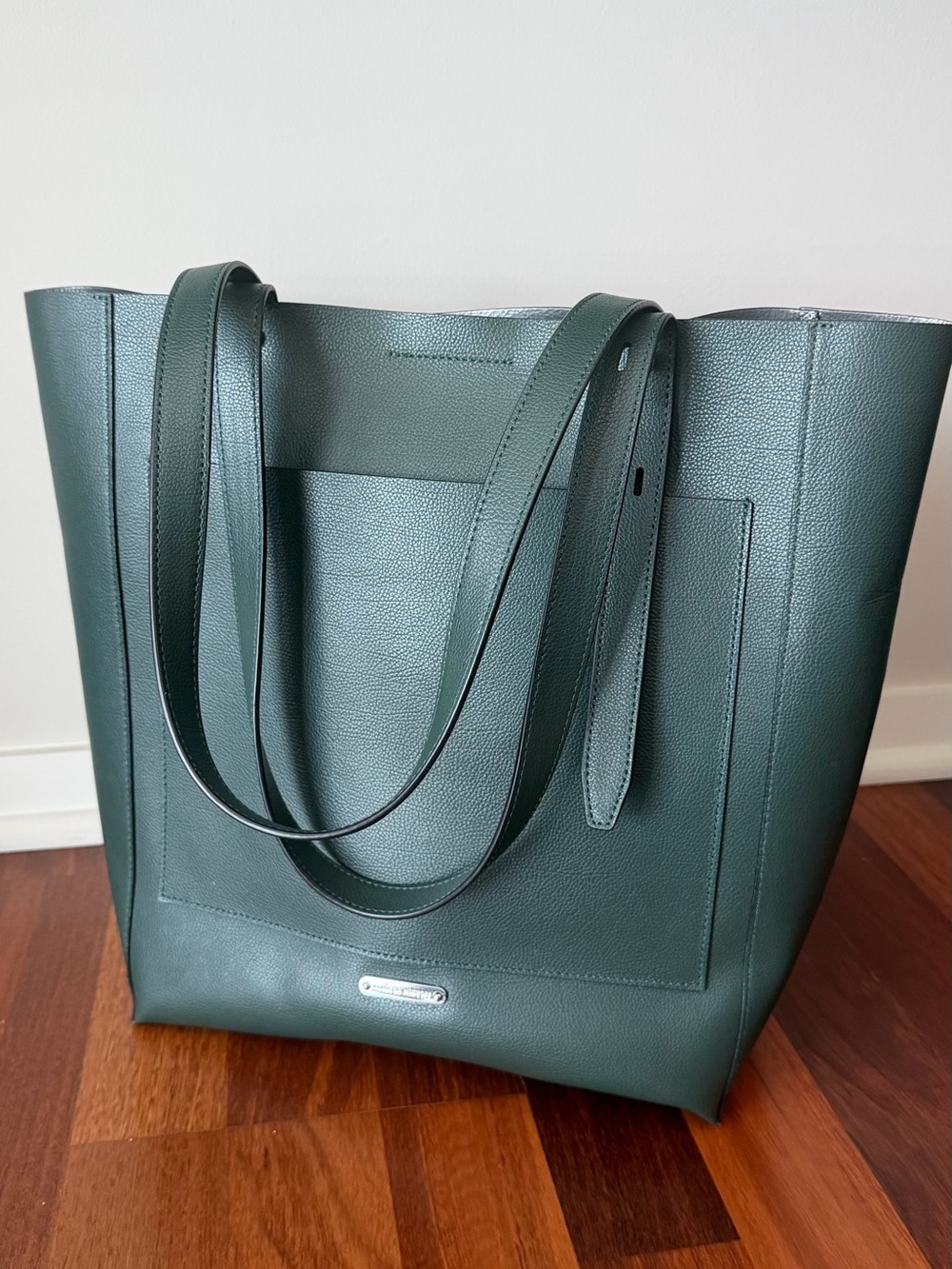 Rebecca Minkoff Green Leather w/ Silver Hardware Tote Bag